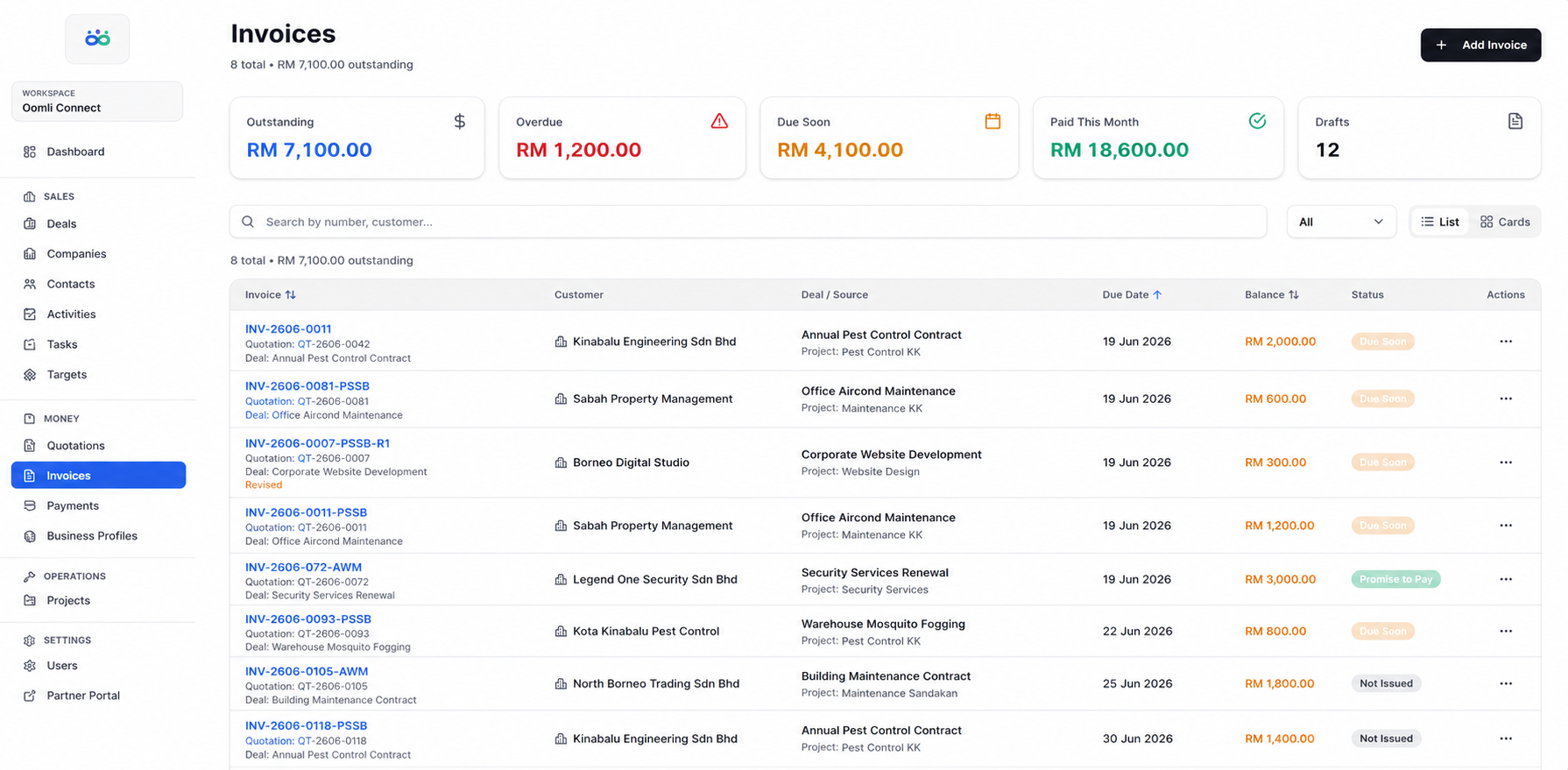 Oomli Money module